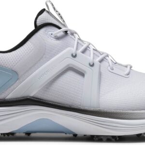 FootJoy HyperFlex (2026) Vandtætte Herre Golfsko Med Spikes - White/Blue/Black - Str. 44 1/2 Bred