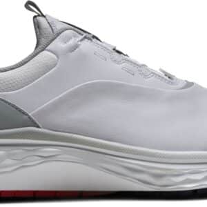 FootJoy Quantum (2026) BOA Vandtætte Herre Golfsko Uden Spikes - White/White/Grey - Str. 44 Normal