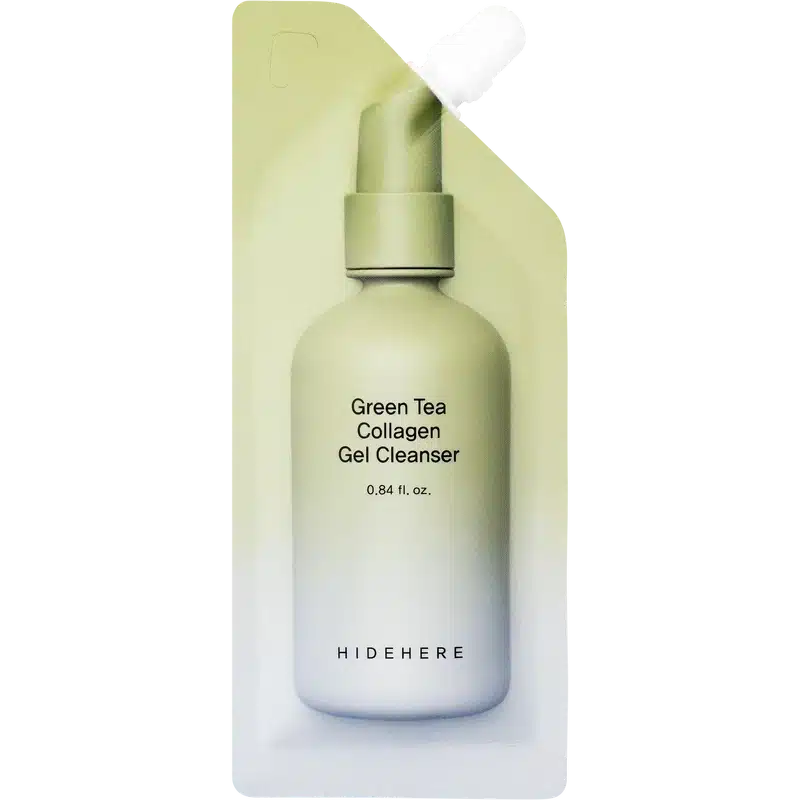 HIDEHERE Green Tea Collagen Gel Cleanser 25 ml