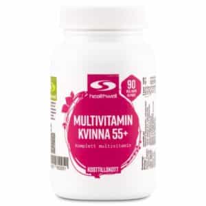 Healthwell Multivitamin Kvinde 55+, 90 kapsler