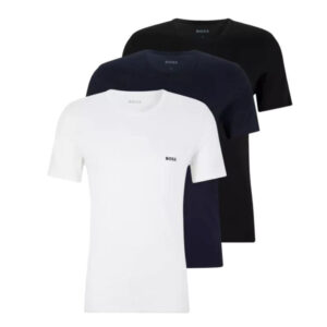 Hugo Boss T-shirts 3-pak_ hvid/Navy/Sort