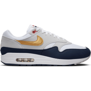 Nike Air Max 1 M - Obsidian/White/Light Smoke Grey/Metallic Gold