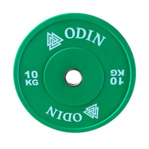 Odin Olympic Farvet Bumper Vægtskive 10kg (1 stk)