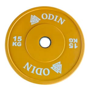 Odin Olympic Farvet Bumper Vægtskive 15kg (1 stk)
