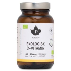 Pureness Økologisk C-vitamin, 60 kapsler