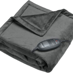 Varmeplaid i Hvid 150 cm x 130 cm Prhd01r