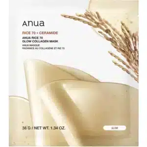 Anua Rice 70 Glow Collagen Mask 1 Piece