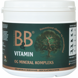 B&B Vitamin & Mineral Kompleks Fodertilskud (300 g)