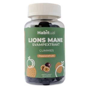 Habitual Lions Mane Gummies, Passionsfrugt, 60 Gummies