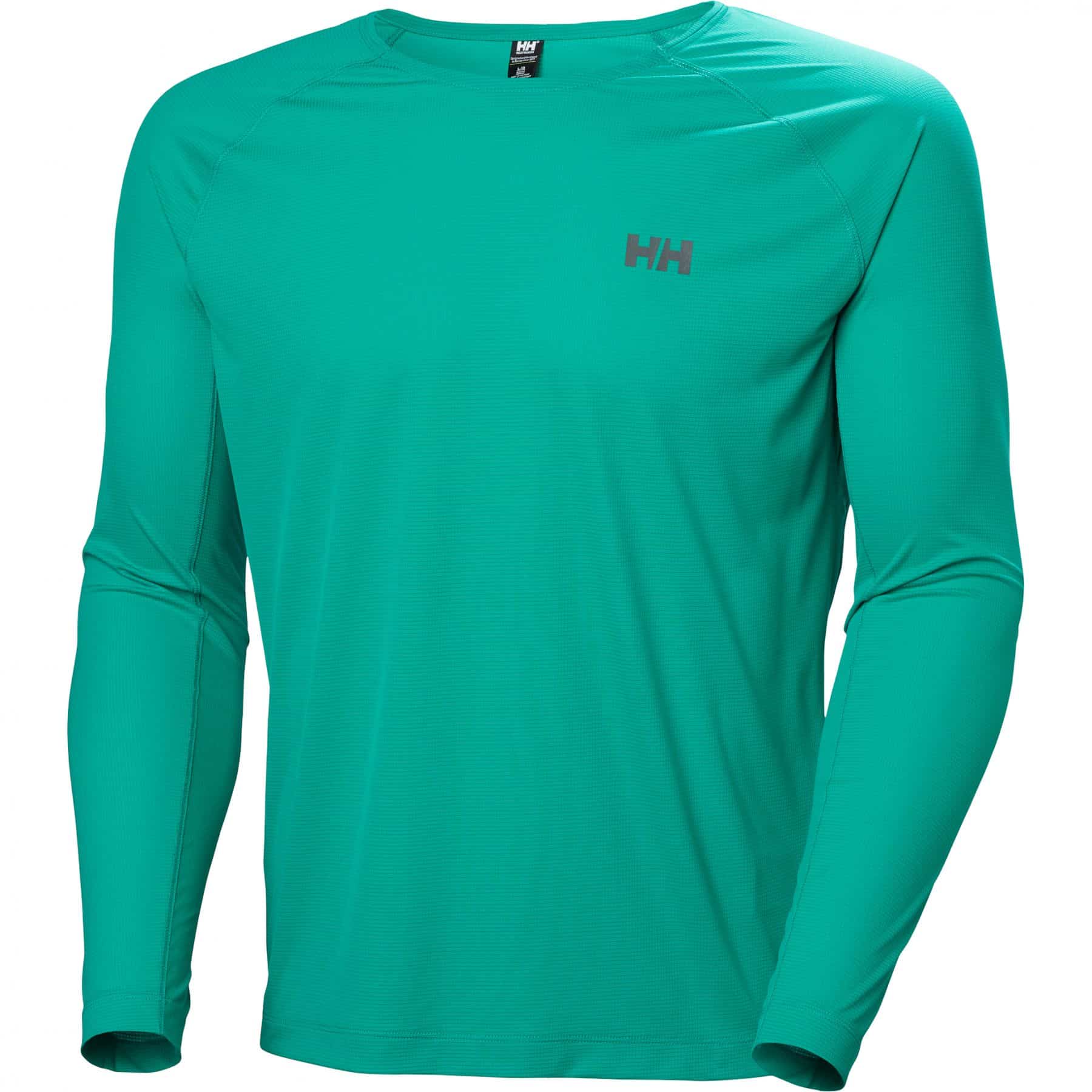 Helly Hansen Trail LS T-shirt, herre, grøn