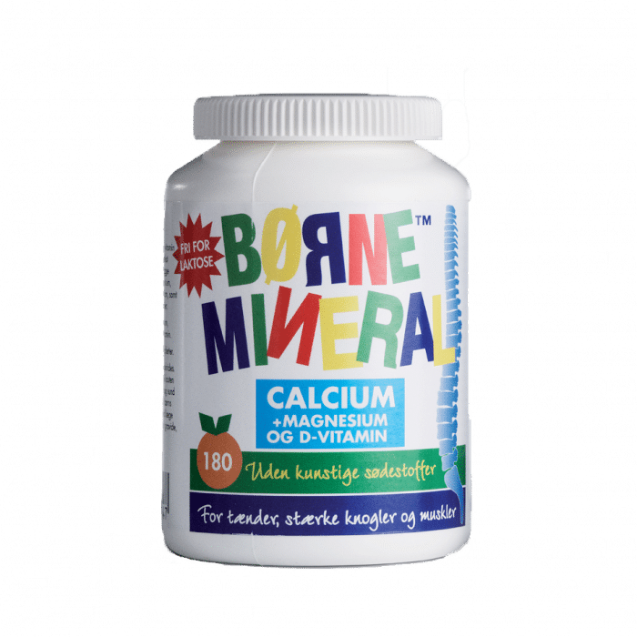New Nordic Børne Mineral - Calcium & Magnesium - Appelsin 180 tabl.