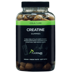 PurePower Kreatin Vingummi Cola/Lime (120 stk)