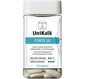 Unikalk Forte 20, 120tab.
