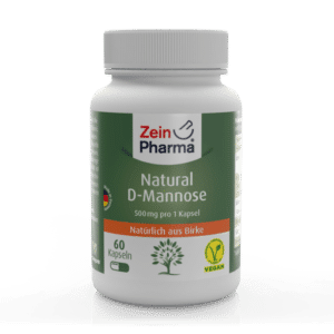 Zein Pharma Natural D-Mannose 500 mg 160 vegetabilske kapsler