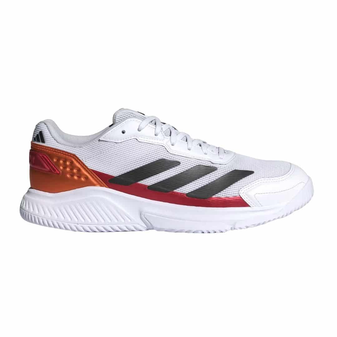Adidas Courtquick Men Padelsko (Cloud White/Core Black/Lucid Orange) - 40 2/3