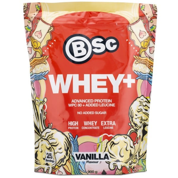 BSc Whey, Vanilla, 900 g