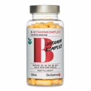 BioSalma B-vitaminkomplex , 100 kapsler