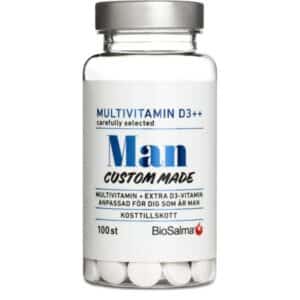 BioSalma Multivitamin Mand D3-vitamin++, 100 tabletter