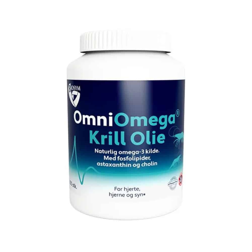 Biosym OmniOmega Krill Olie (100 kapsler) - Kosttilskud