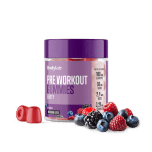 Bodylab Pre Workout Gummies Berry, 60 stk.