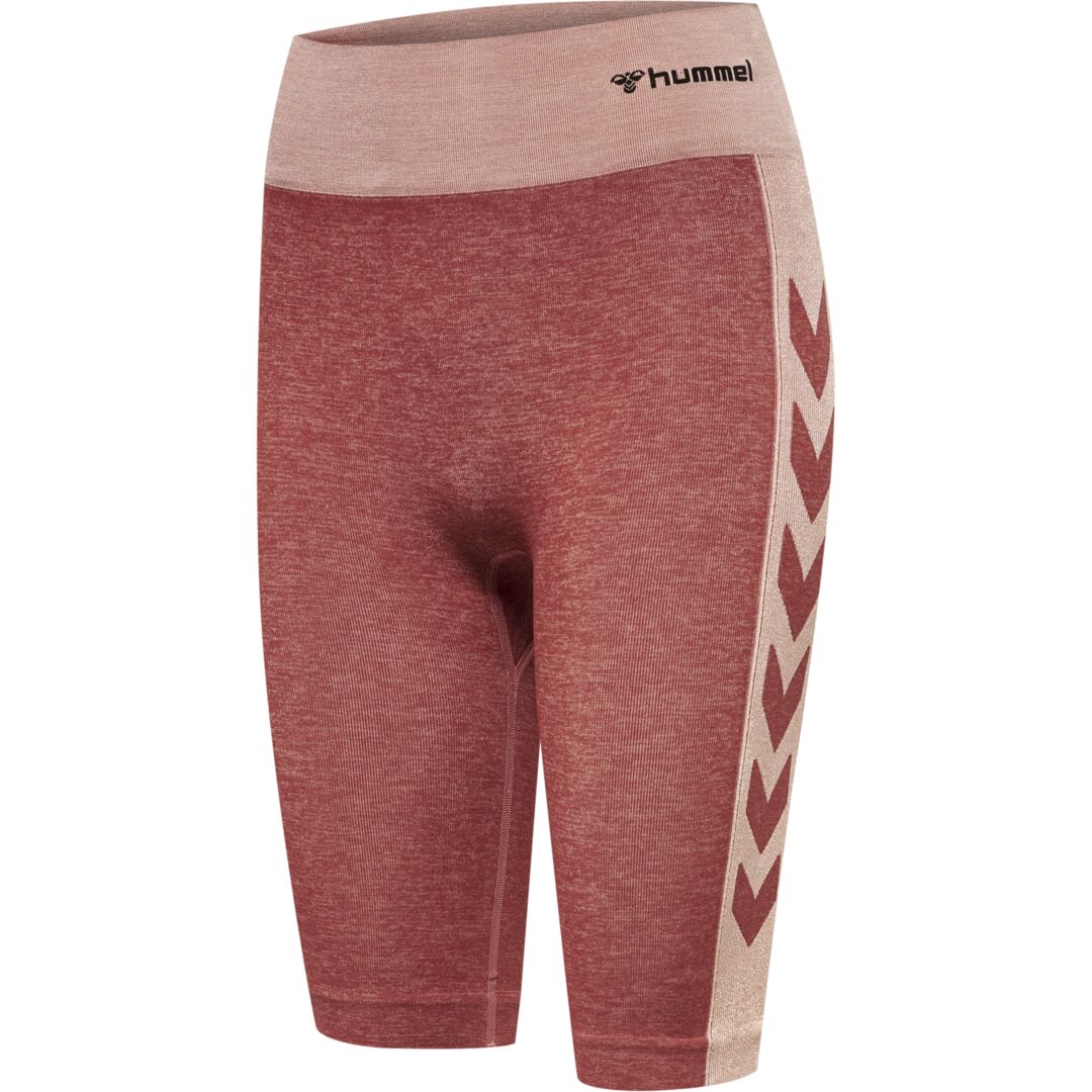 Hummel CLEA Seamless Cycling Shorts – Withered Rose/Rose Tan Melange - Træningstøj til Kvinder
