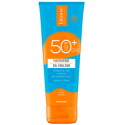 Lirene Sun Protection Lotion SPF50 Vit. E, Allantoin & Shea Butter (120 ml)