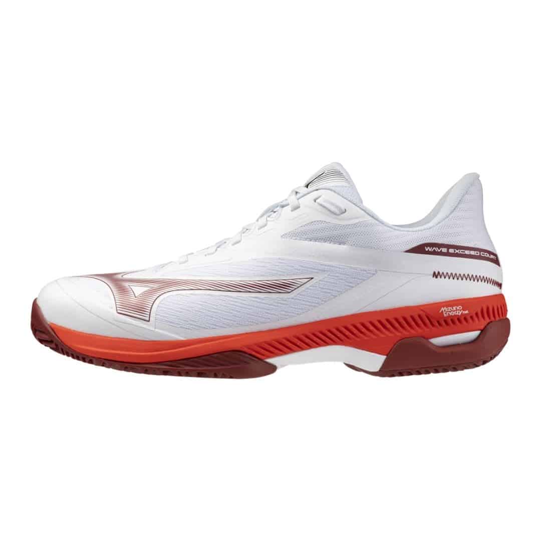 Mizuno Wave Exceed Court CC Men (Fiery Red/White/Sun-Dried Tomato) - 41