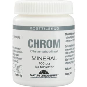 Natur Drogeriet Chrom 100 μg (60 stk.) - Kosttilskud