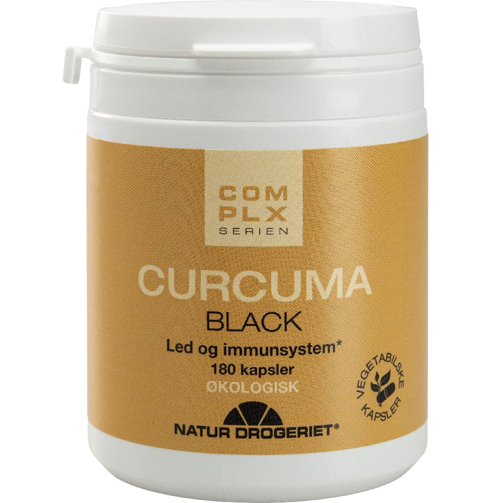 Natur Drogeriet Curcuma Black Øko (180 stk) - Kosttilskud