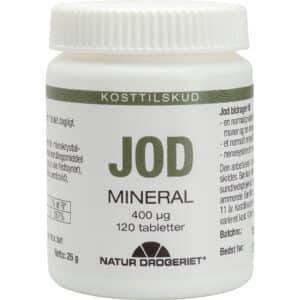 Natur Drogeriet Jod 400 µg (120 stk) - Kosttilskud