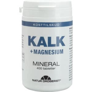 Natur Drogeriet Kalk + magnesium (400 stk) - Kosttilskud