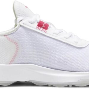 Puma Fusion Crush Sport Vandtætte Dame Golfsko Uden Spikes - Puma White/Garnet Rose - Str. 36 Normal