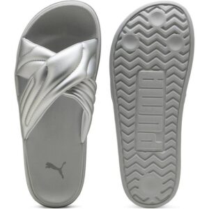 Puma Leadcat Platform Metallic Sandals - Gray