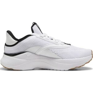 Puma Women's SOFTRIDE Mayve Running Shoes, White, 37.5, Shoes Silver