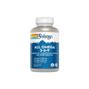 Solaray All Omega 3-6-9 (90 kap) - Kosttilskud