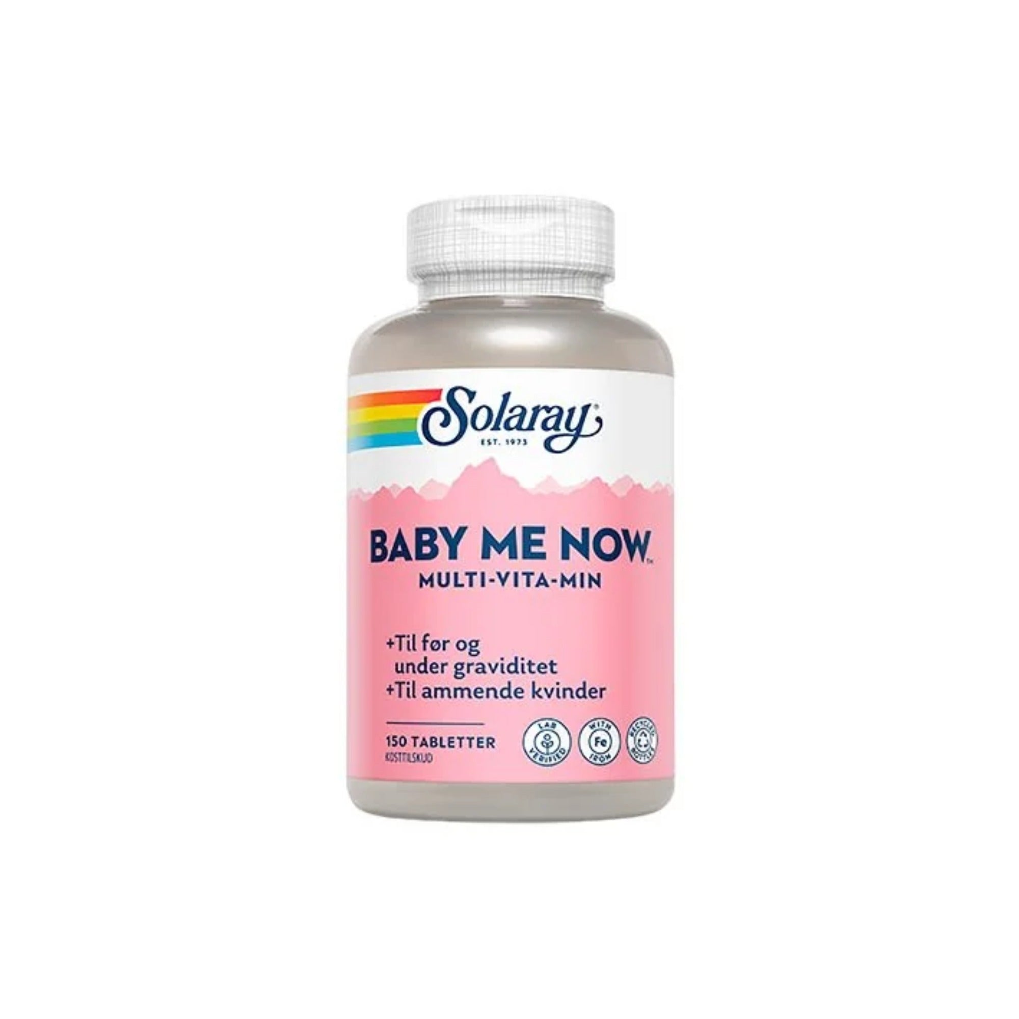 Solaray Baby-Me-Now Multi-Vita-Min (90 tab) - Kosttilskud