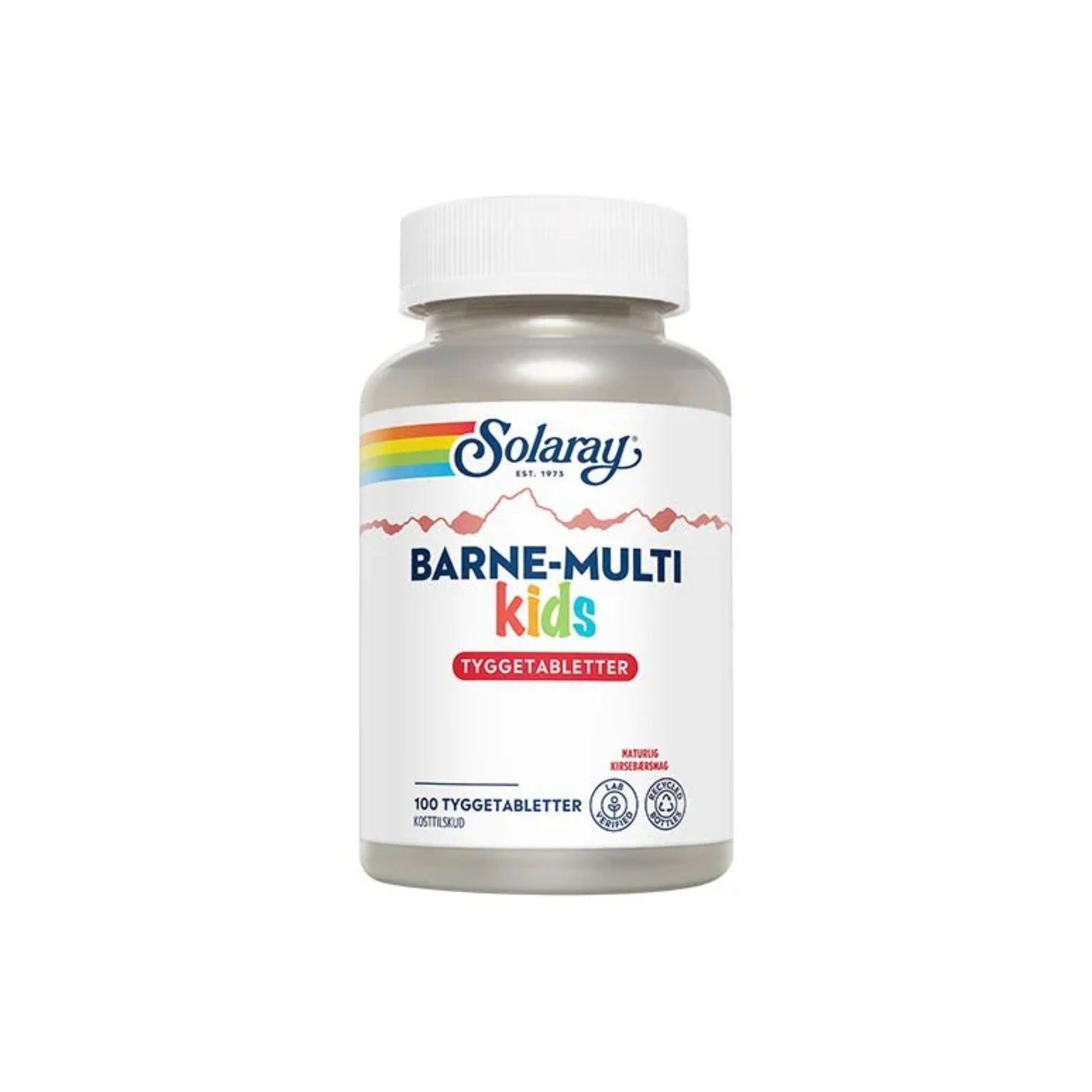 Solaray Barne-Multi kids tyggetabletter (100 tab) - Kosttilskud