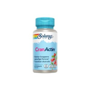 Solaray CranActin Tranebærekstrakt 400mg (60 kap) - Kosttilskud