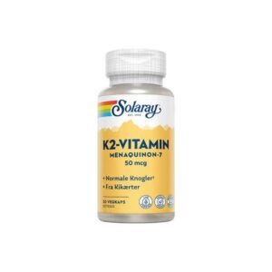 Solaray K2-vitamin 50 mcg (30 kap) - Kosttilskud