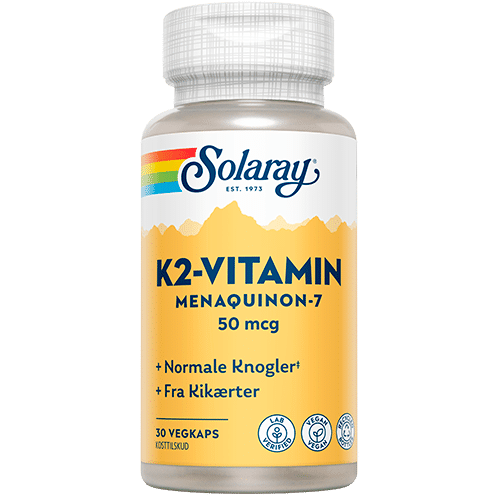 Solaray K2-vitamin 50 mcg (30 kapsler)