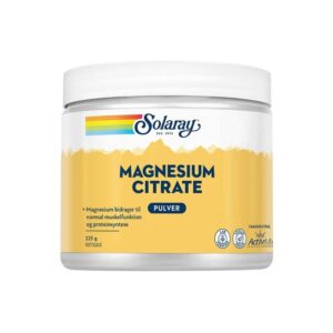 Solaray Magnesium Citrate (225 g) - Kosttilskud