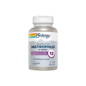 Solaray Multidophilus & Herbs (30 kap) - Kosttilskud