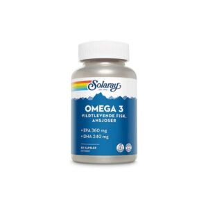 Solaray Omega 3 (60 kap) - Kosttilskud