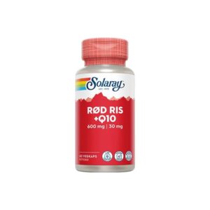 Solaray Rød ris & Q10 (60 kap) - Kosttilskud
