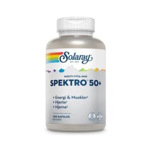 Solaray Spektro 50+ Multi-Vita-Min (100 kap) - Kosttilskud