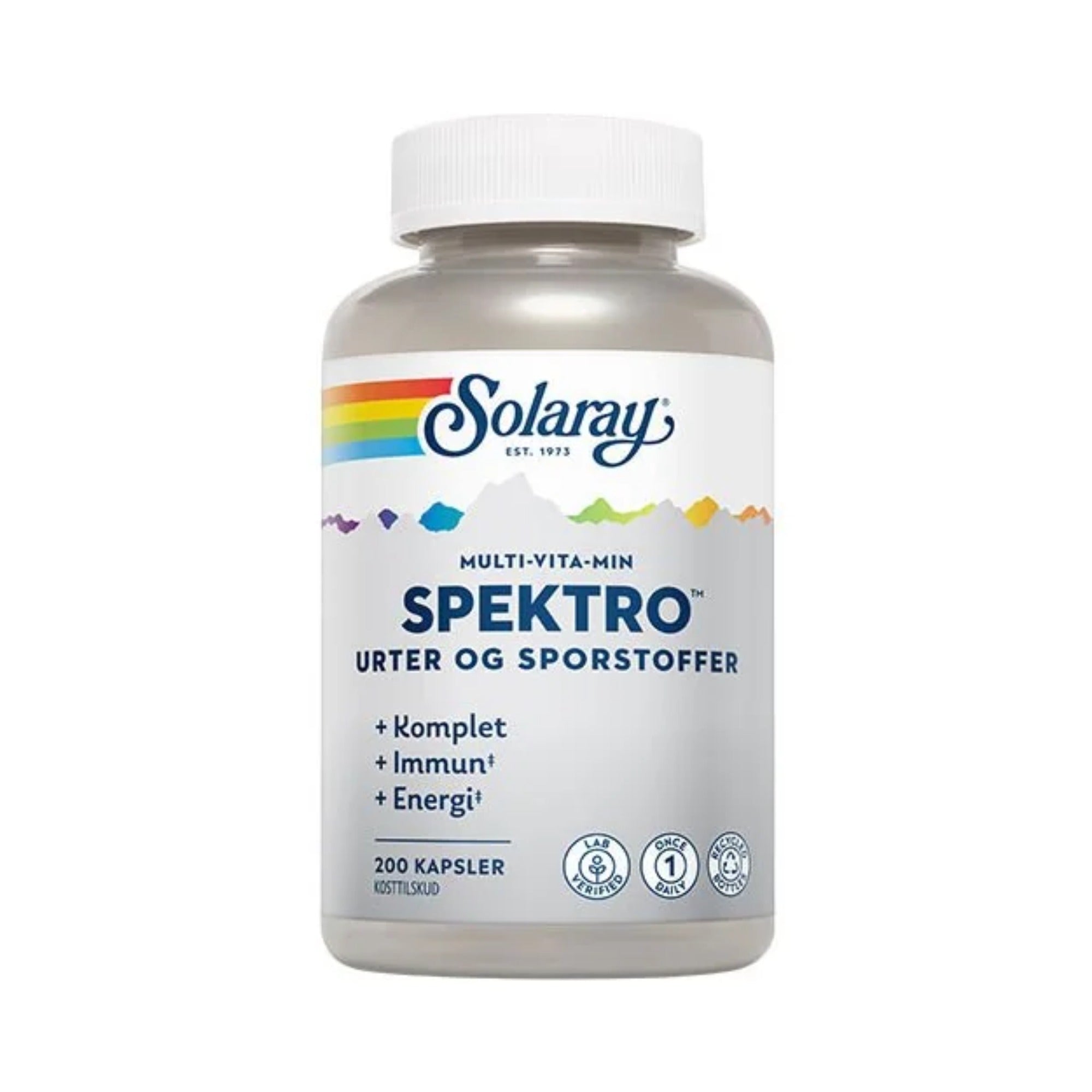 Solaray Spektro Multi-Vita-Min med urter og sporstoffer (300 kap) - Kosttilskud