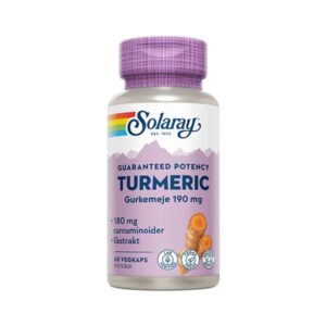 Solaray Turmeric (60 kap) - Kosttilskud