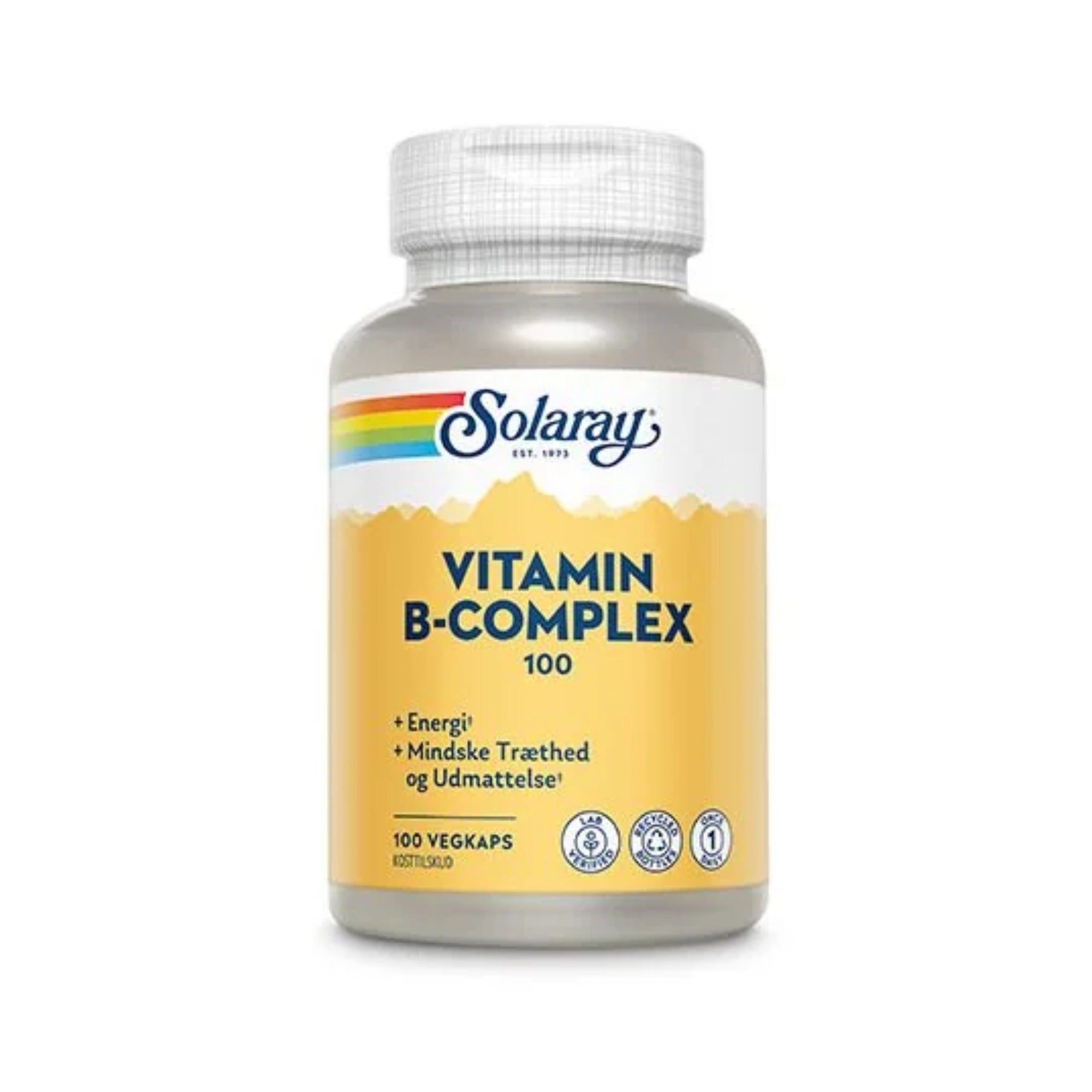 Solaray Vitamin B-Complex 100 (100 kap) - Kosttilskud