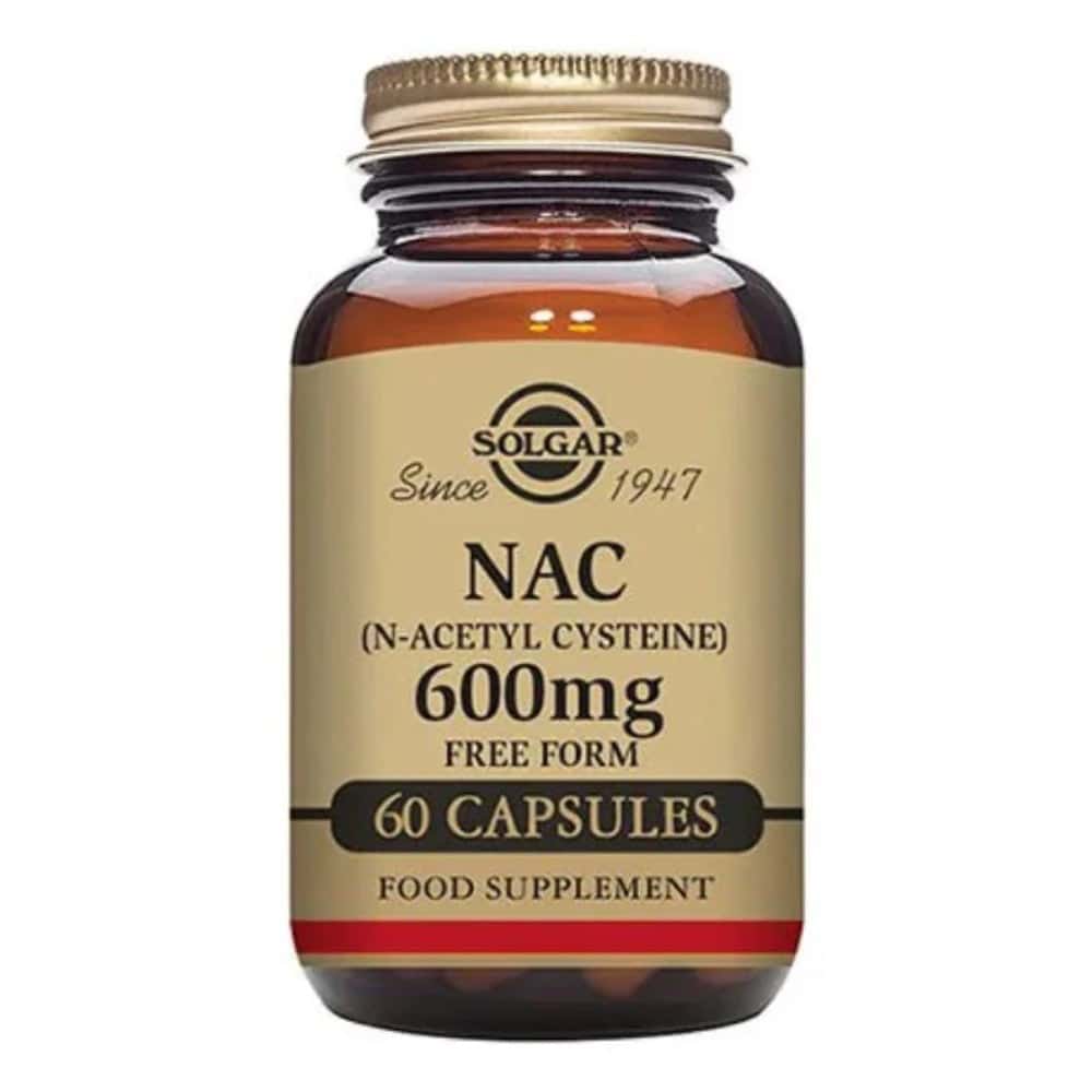 Solgar NAC 600 mg (60 kap) - Kosttilskud