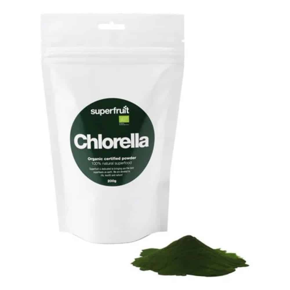 Superfruit Chlorella Pulver Ø (200g) - Kosttilskud